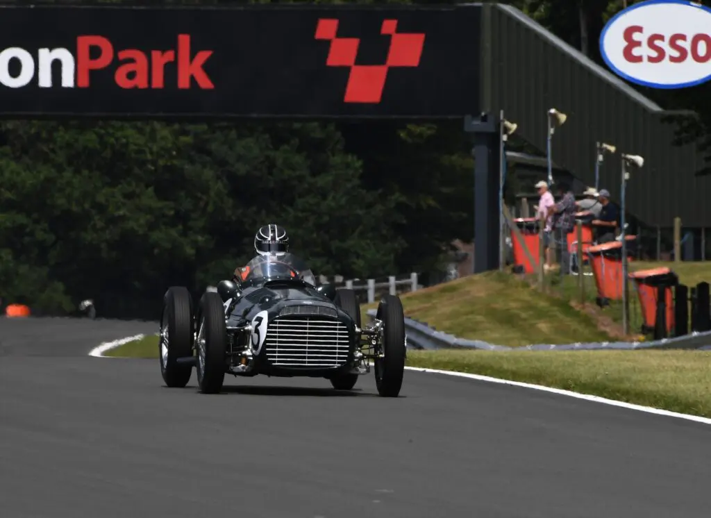 BRM marks 75th anniversary with spectacular on-track demo at Oulton Park Gold Cup