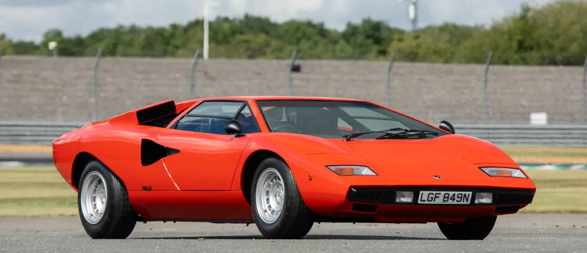 An ultra-rare 1975 Lamborghini Countach LP400 Periscopio is heading to auction at the Silverstone Festival