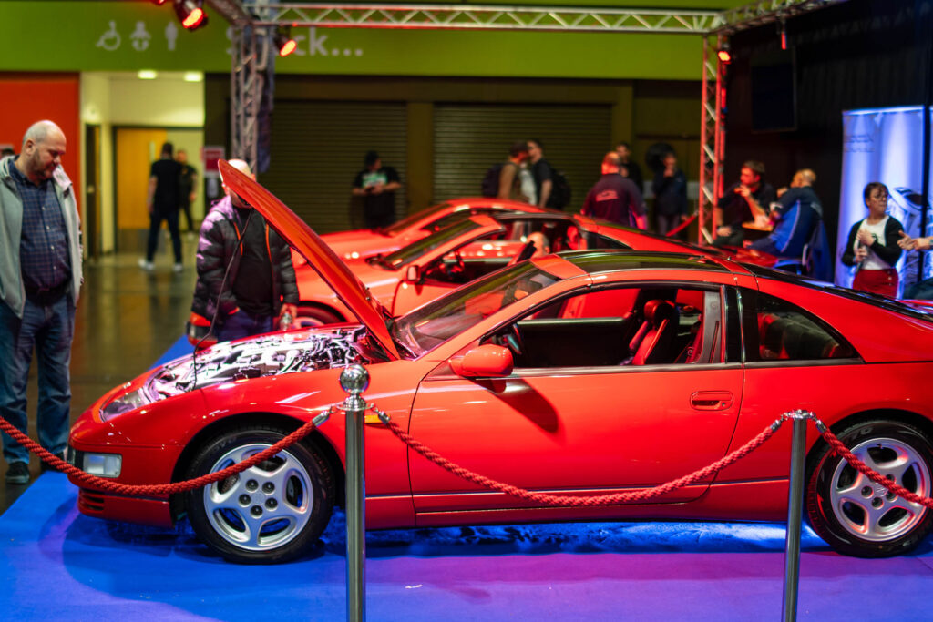 Nissan 300ZX stand at the NEC Classic Motor Show