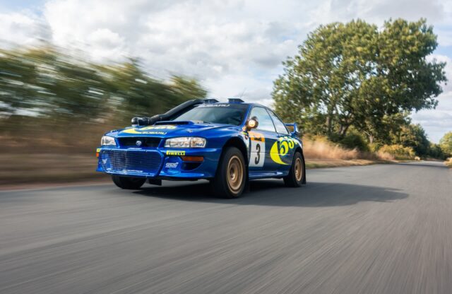 Colin McRae's 1998 Safari Rally Subaru Impreza is up for grabs