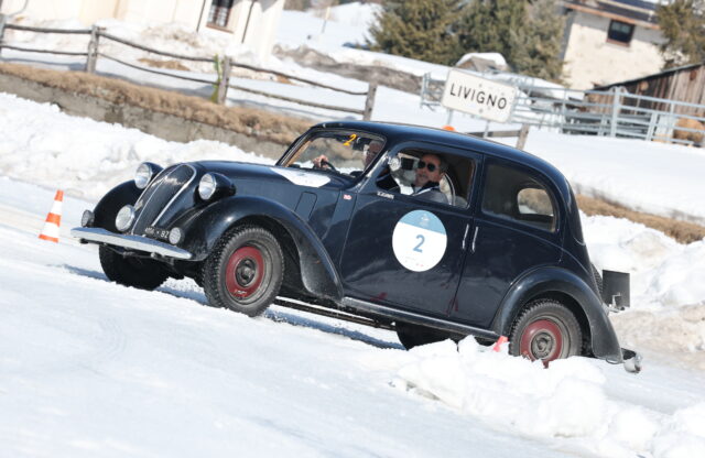 1937 Fiat 508 C claims Coppa delle Alpi victory in changing Alpine conditions